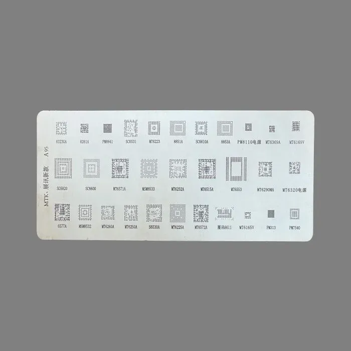 Universal BGA Reballing Stencil A95 31-in-1