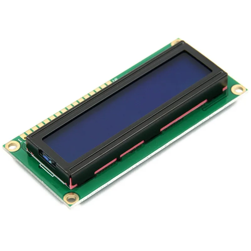 شاشة LCD حروف 16×2 بإضاءة خلفية زرقاء متوافقة مع HD44780