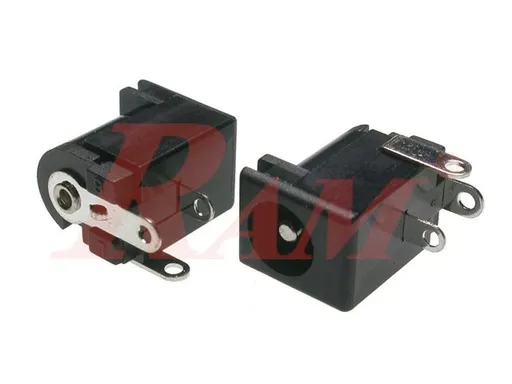 DC Barrel Power Jack PCB Mount 2.1mm Center Pole