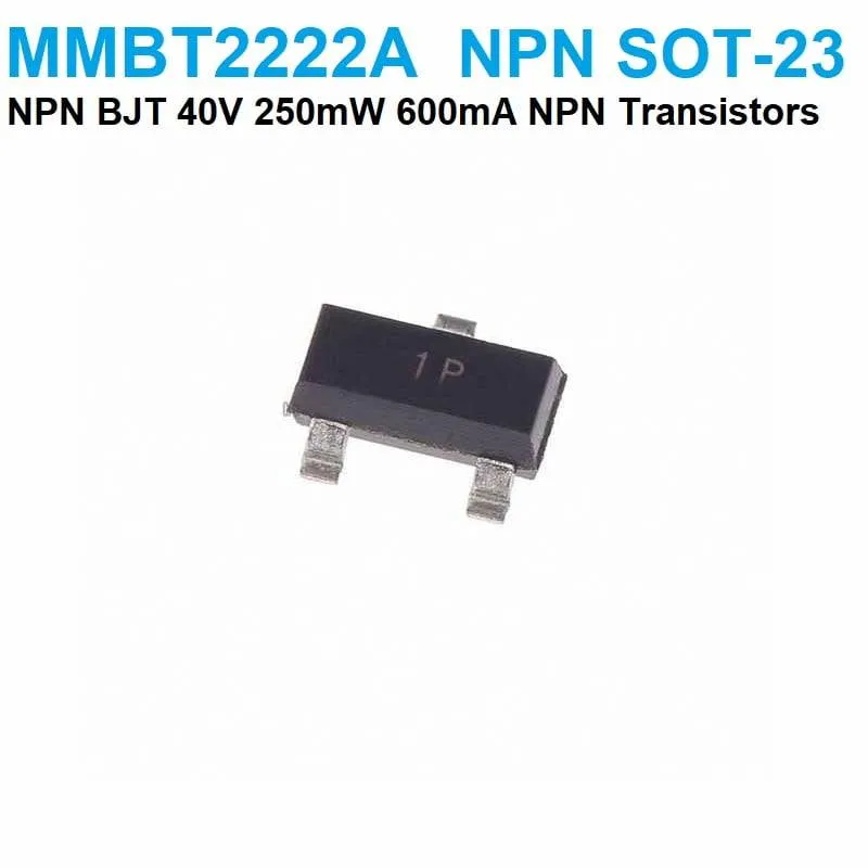 MMBT2222A NPN General-Purpose SMD Transistor 40V 600mA SOT-23