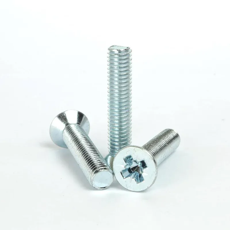 M5×30 Countersunk Machine Screw, Zinc Plated Steel