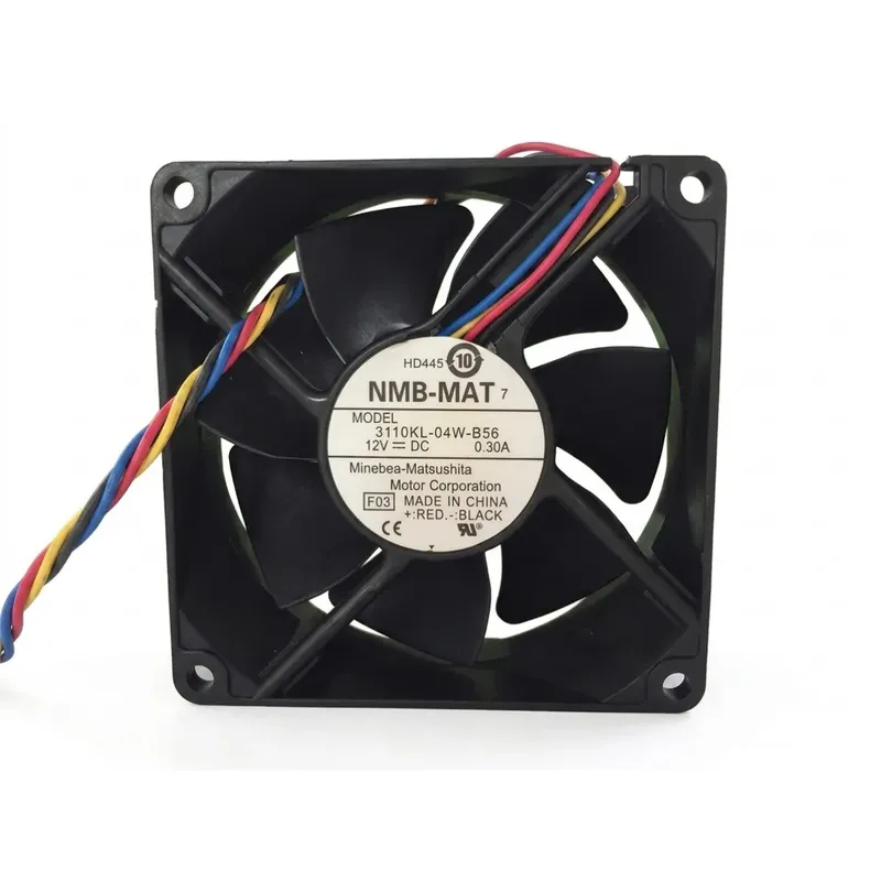 مروحة NMB 3110KL-04W-B56 ‏12 فولت 0.3 أمبير 80×80×25 مم