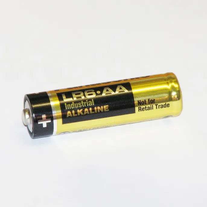 Panasonic Industrial AA Alkaline Battery LR6 1.5V (Used, Like New)