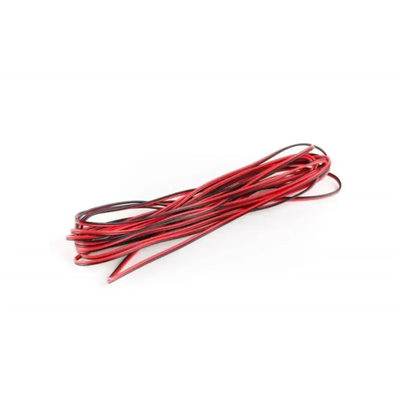 OSEPP LS-00035 2-Conductor Hook-Up Wire, Red/Black, 16 ft