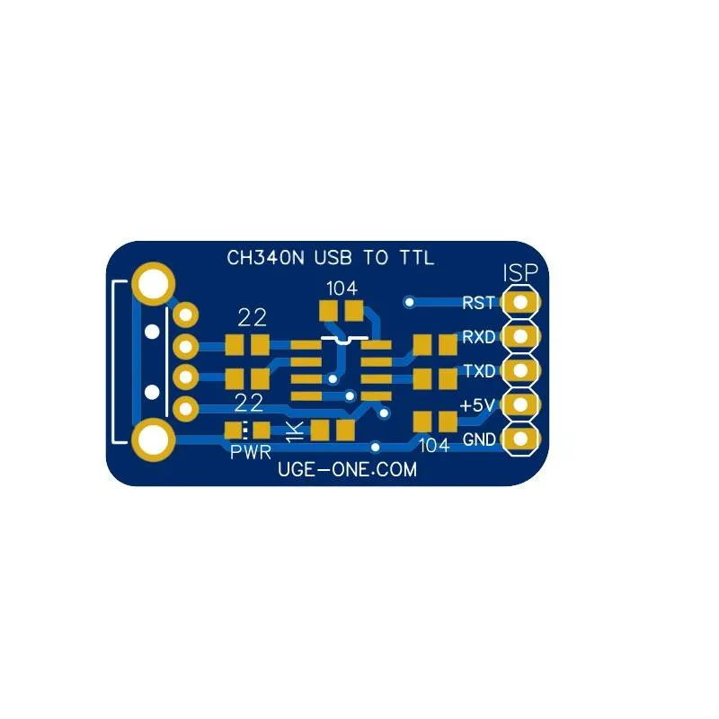 وحدة تحويل USB إلى UART بشريحة CH340N
