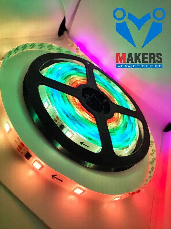Addressable RGB LED Strip 5 m 12V SMD5050 Programmable