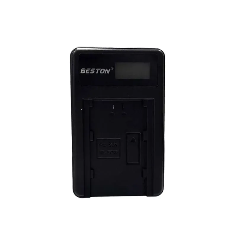 BESTON FZ100 LCD Battery Charger with USB-C Port for Sony NP-FZ100