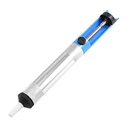 Desoldering Pump Blue Manual Solder Sucker