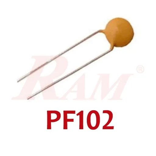 Ceramic Capacitor 1nF (0.001uF) 50V (Code 102)