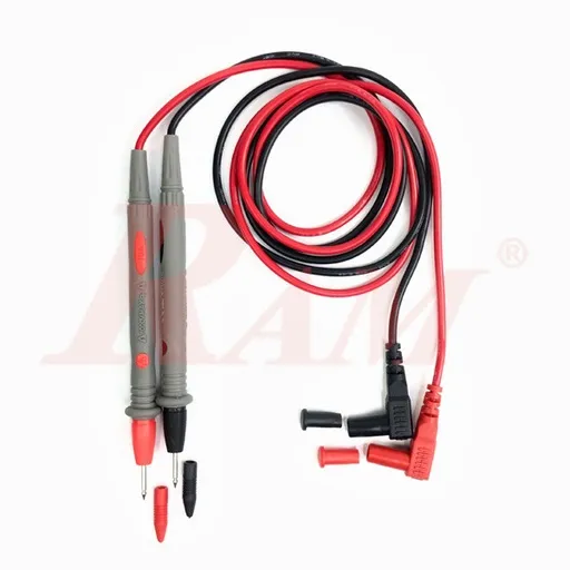 أسلاك اختبار للمالتيميتر بطول 100 سم وفئة CAT III 1000V 10A