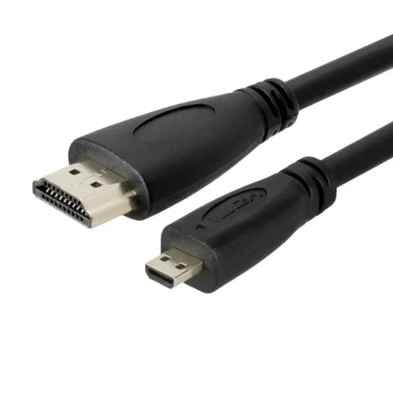 كابل Micro HDMI ذكر إلى HDMI ذكر بطول 1 متر لـ Raspberry Pi 4B