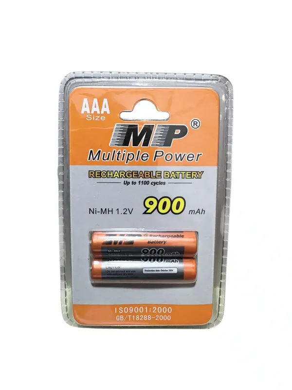 MP Rechargeable AAA Ni-MH Battery 900mAh 1.2V (2 pcs)