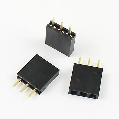 2.54mm 1x3 Female Single Row Header Strip