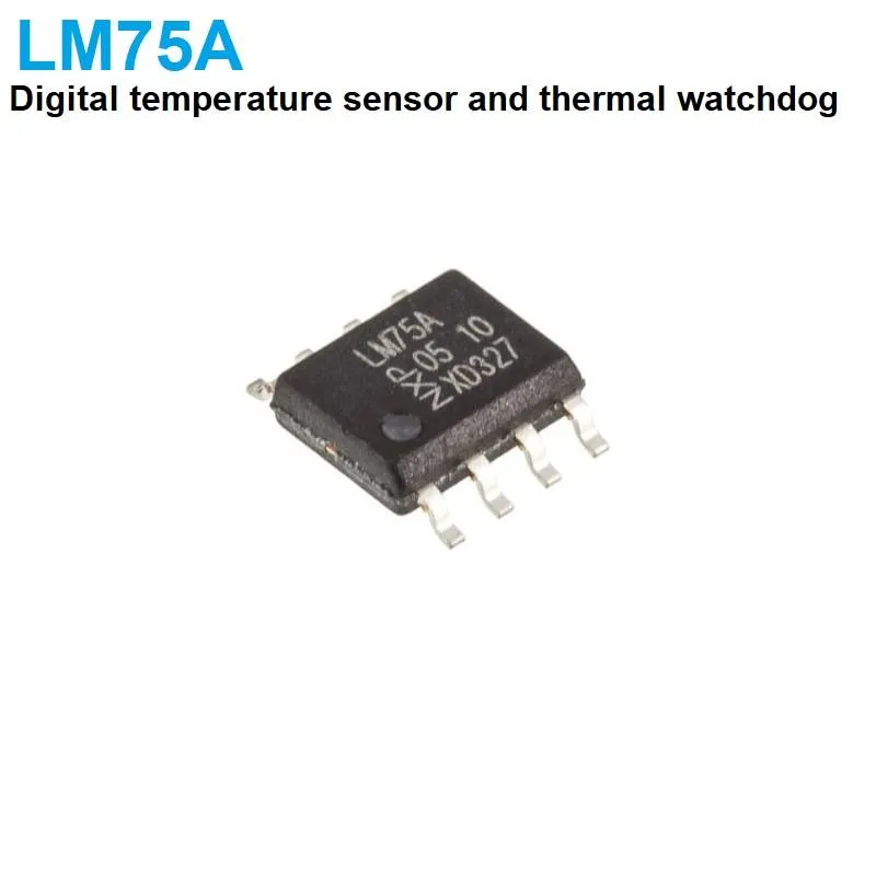 LM75A Digital I2C Temperature Sensor, SO-8 SMD