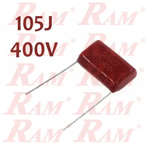 105J 1µF 400V Metallized Polypropylene Film Capacitor