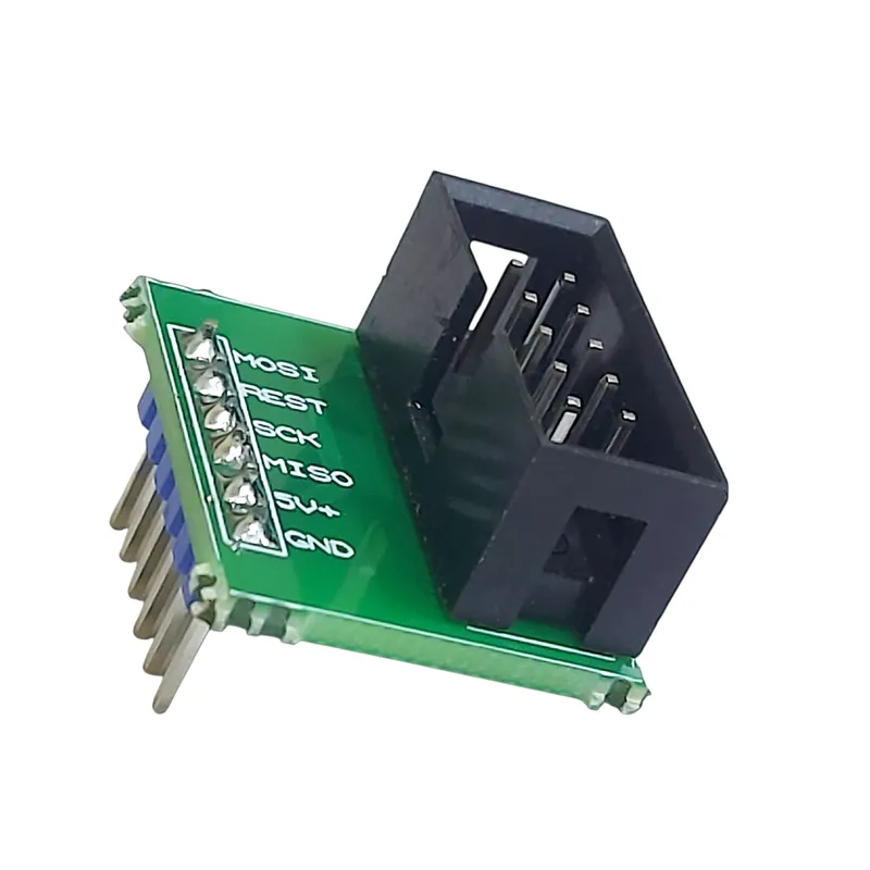 محول AVR ISP من 10 أطراف إلى ICSP من 6 أطراف الإصدار V2