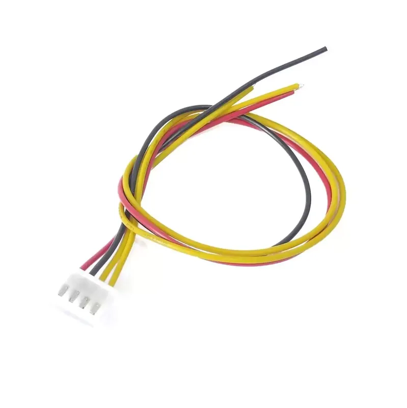JST 4-Pin Data Cable 2.54mm 24AWG 25cm One Side Terminal