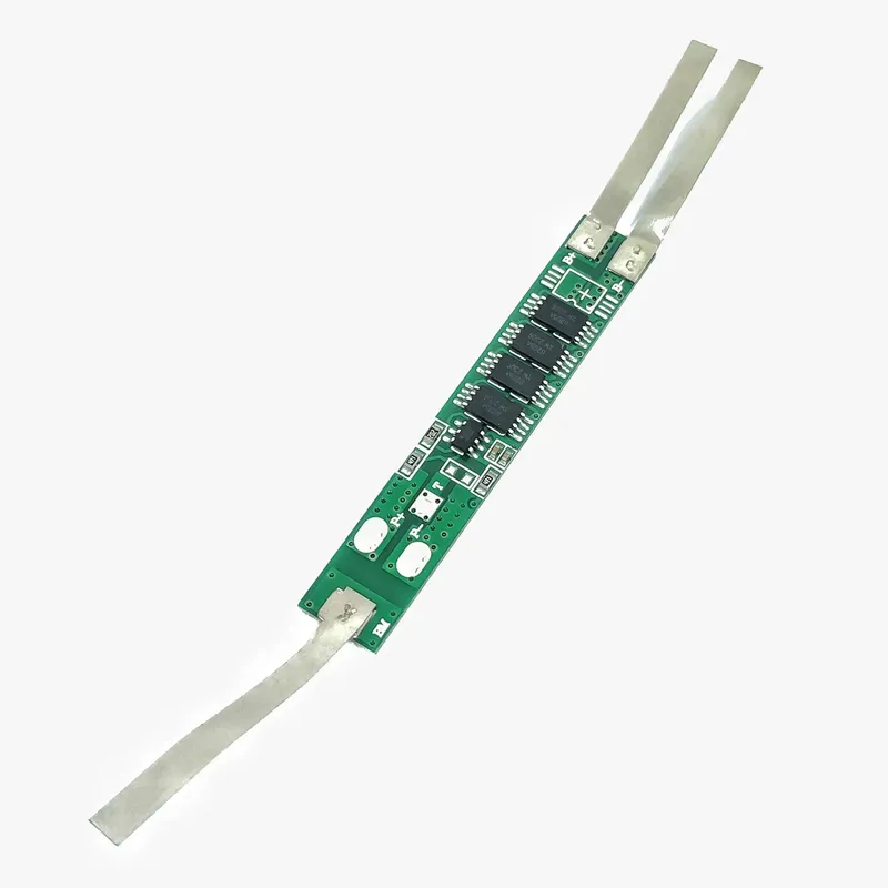 2S 8A Li-ion 7.4V BMS Protection Board with Nickel Strip