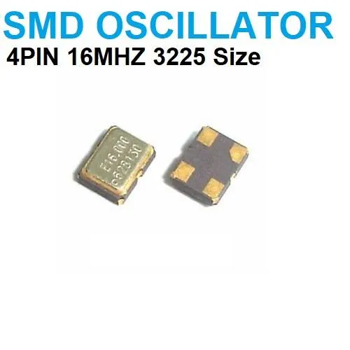 3225 SMD 4-Pin Quartz Crystal 16 MHz