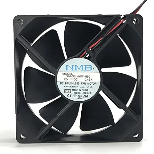 مروحة NMB 3610KL-04W-B50 تيار مستمر 12 فولت 0.43 أمبير 92×92×25 مم