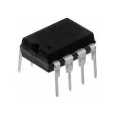 شريحة ذاكرة EEPROM من نوع 24C02 بسعة 2 Kbit وغلاف DIP-8