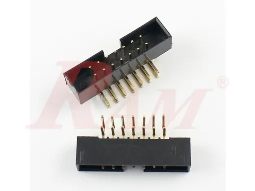 موصل IDC14 ذكر مستقطب بزاوية 90 درجة للوحات (FCL14-PCB)