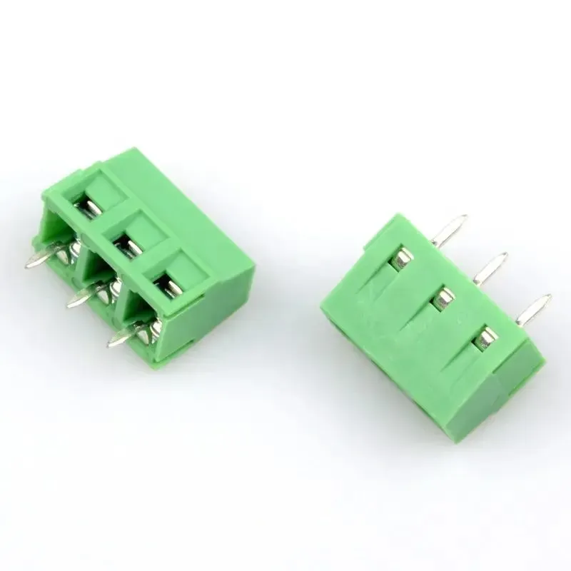 KF127-5.0-3P 3-Pin 5mm Pitch Green PCB Terminal Block 300V 10A