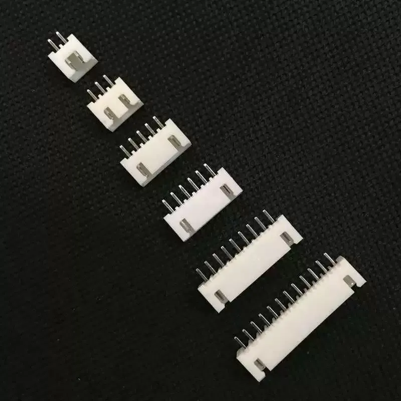 JST XH 6-Pin Male Connector 2.54 mm Straight, PCB Through-Hole