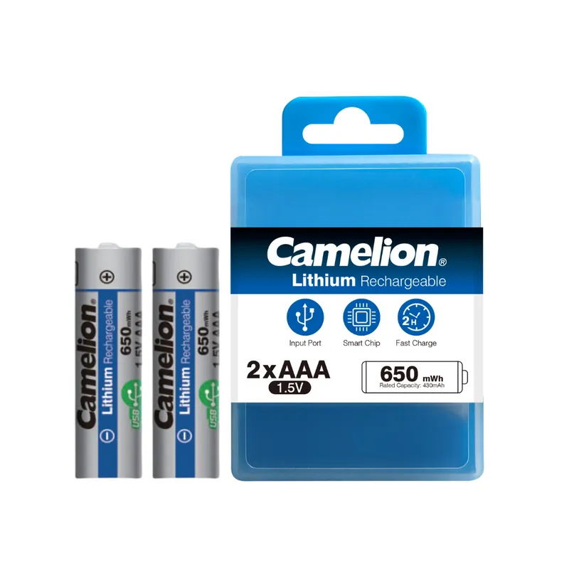 Camelion AAA Rechargeable Lithium 1.5V USB-C (2 pcs)
