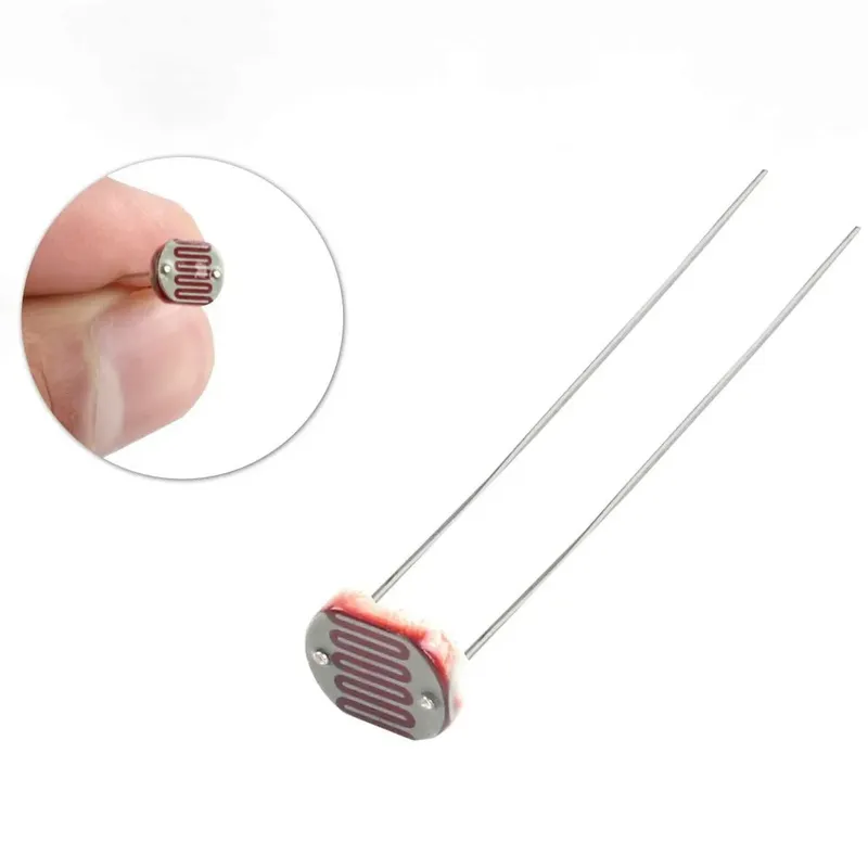 مقاومة ضوئية LDR موديل GL7537-2 بمقاومة 30-50kΩ وقطر 7mm (قطعتان)