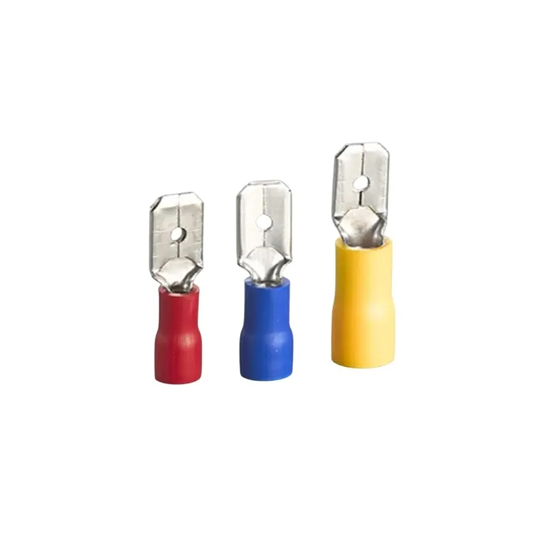 Insulated Male Blade Crimp Terminals 6.3mm 250 Series (Pack of 10)