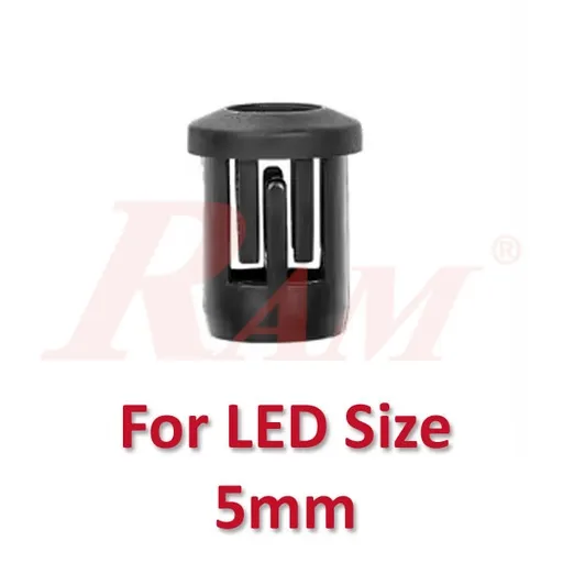 LED 5mm Plastic Cover LED Bezel Holder
