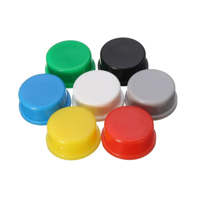 Square Push Button Cap 12x12x7.3mm (Cap Only)
