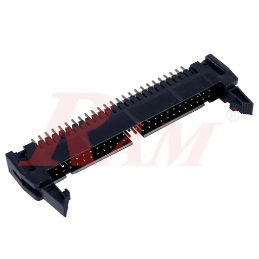 IDC50 Polarized Male Header with Latch Straight (FRC-50)