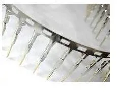 Single Male Pin Terminal with Spring Head for Plastic Housing