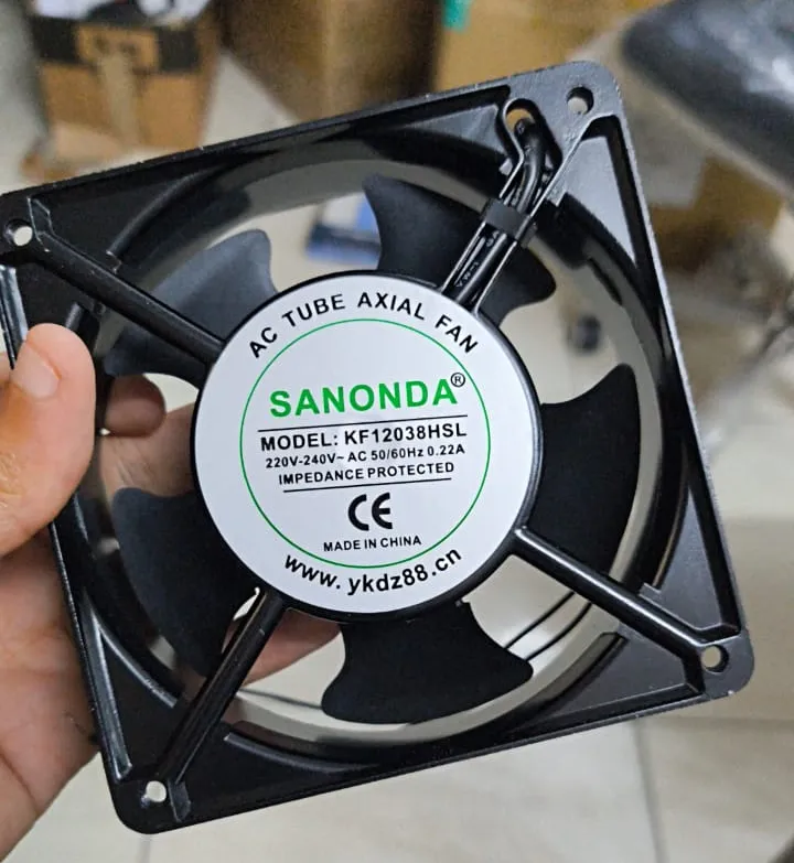 SANONDA KF12038HSL 220-240V AC Axial Fan 120x120x38mm