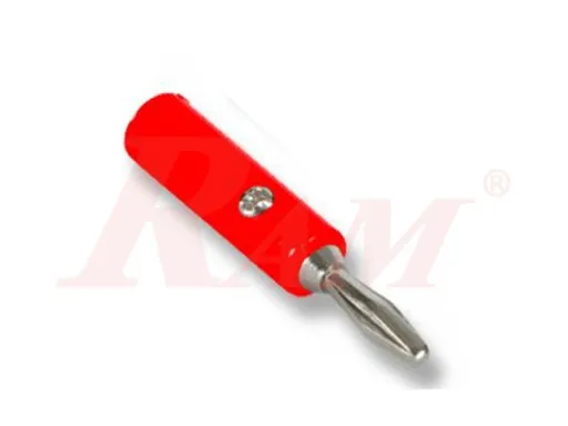 Banana Plug 4 mm Male - Red