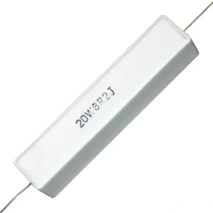 Power Resistor 20W 8.2Ω Wire Wound Cement ±5%