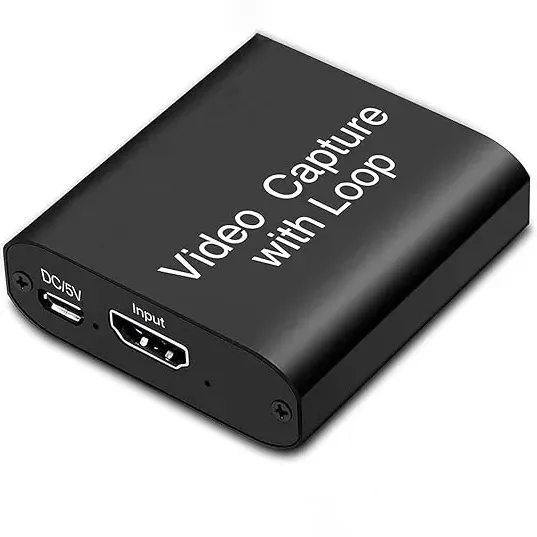 HDMI to USB 2.0 Video Capture Device with HDMI Loop Out