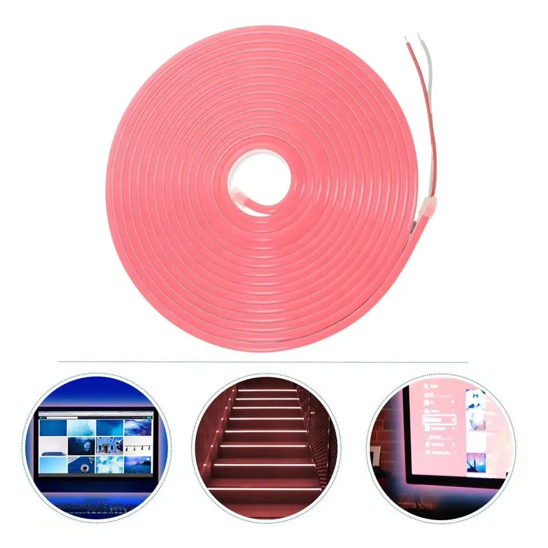 Neon Flexible LED Strip Light 5m Pink 12VDC