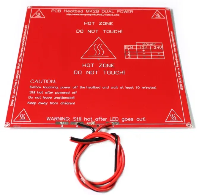 3D Printer PCB Mk2 Heated Bed