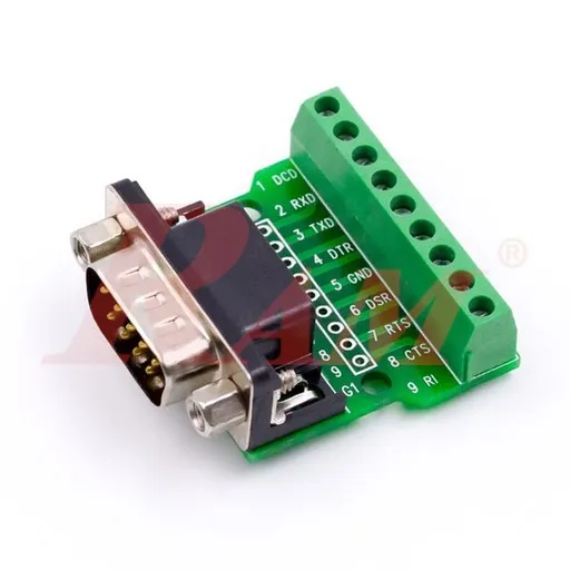 DB9 Male PCB to Screw Terminal Block Connector (DB41)