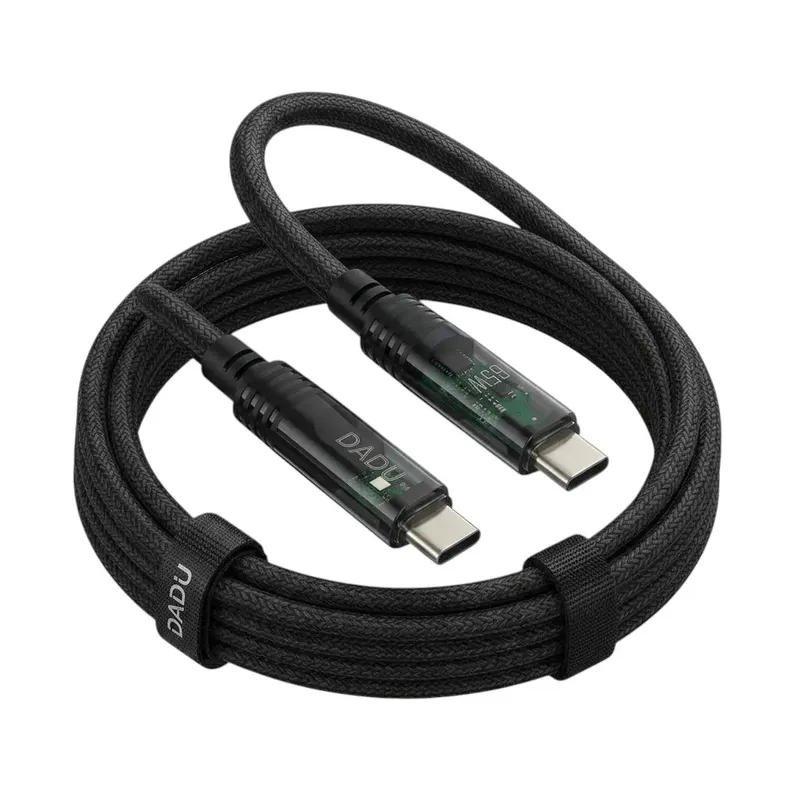 كابل بيانات DADU DC-131 من USB Type-C إلى Type-C بقدرة 65 واط وطول متر