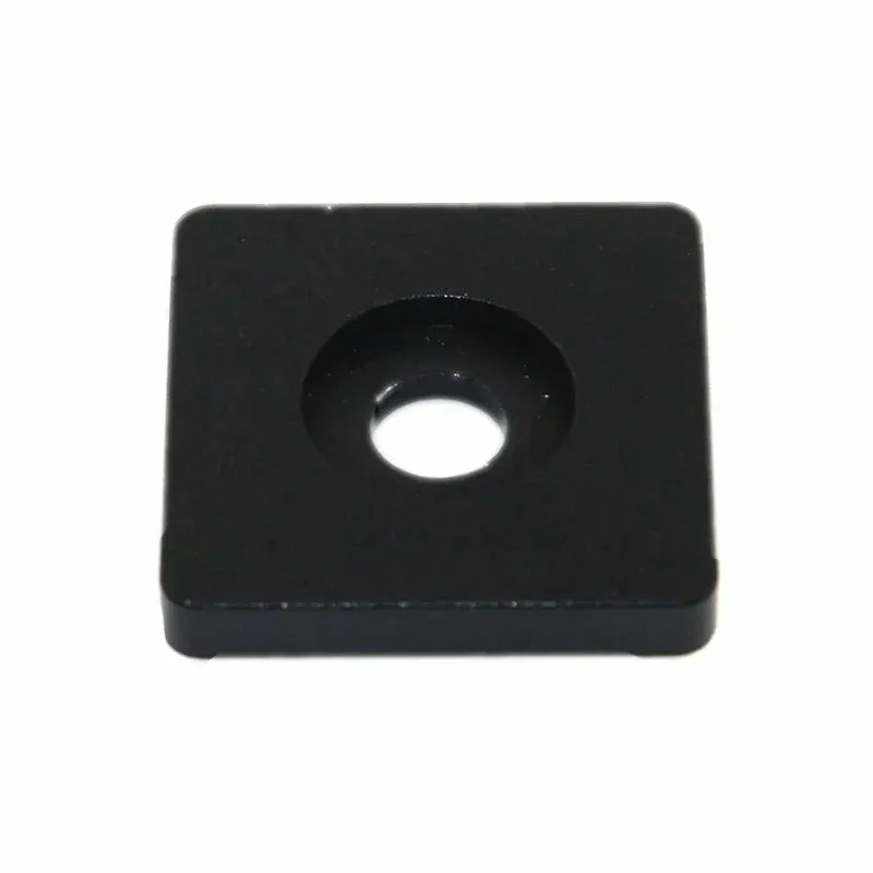 غطاء نهاية لقضيب ألومنيوم 20×20 (أسود، تثبيت بالضغط)