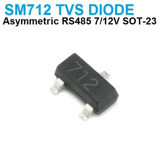 SM712 600W Asymmetrical TVS Diode Array RS-485 Protection