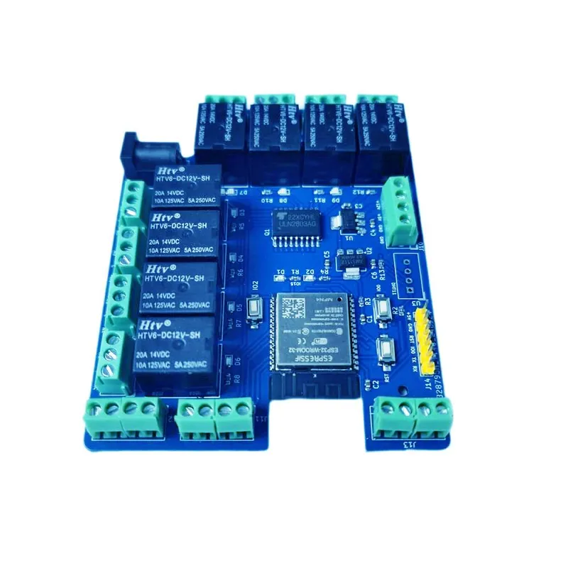 ESP32 8-Channel Wi-Fi & Bluetooth Relay Module (12V Relays)