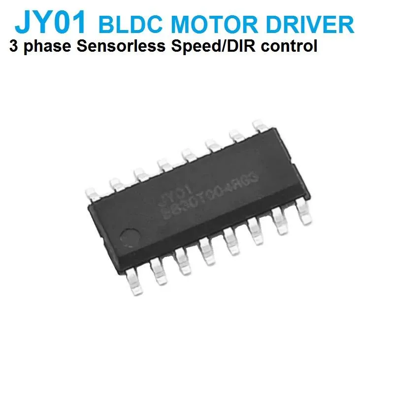 JY01 Sensorless Brushless DC Motor Driver IC SOP16
