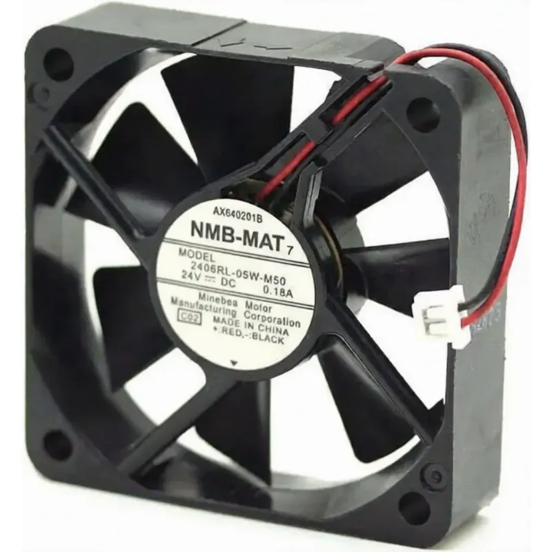 NMB-MAT 2406RL-05W-M50 DC Fan 24V 0.18A 60x60x15mm