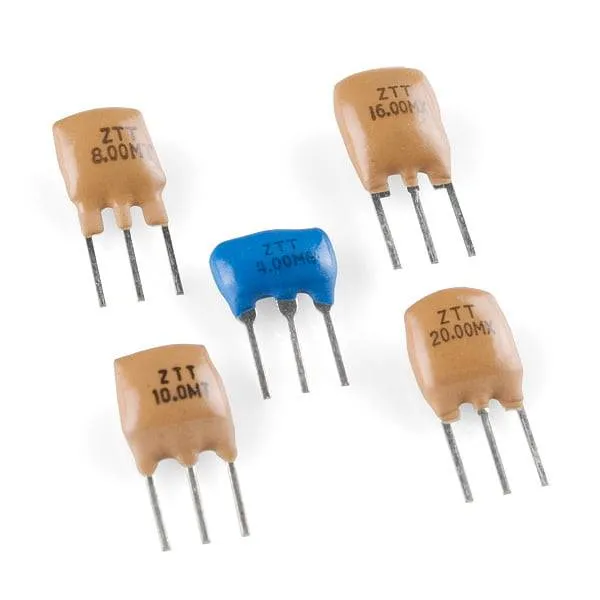 4 MHz Ceramic Resonator, 3-Pin