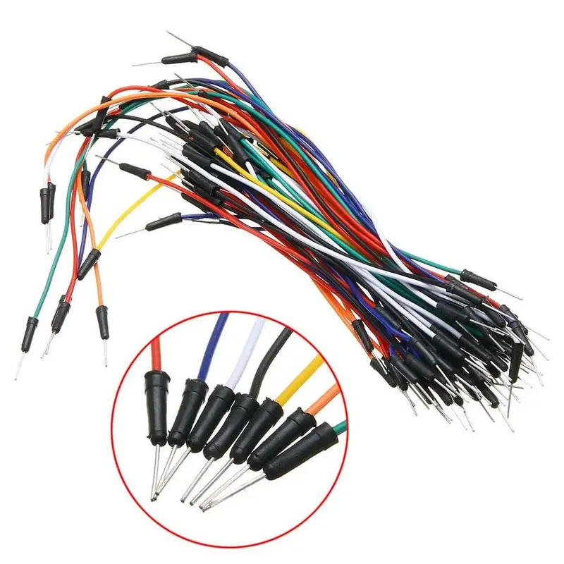 65-Piece Flexible Breadboard Jumper Wire Set